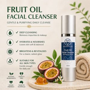 fruit oil facial cleanser