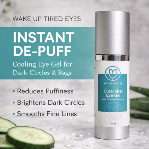 Soothing Cooling Cucumber Eye Gel for dark circles and bags under your eyes